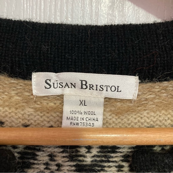 Vintage Susan  Bristol 100% wool Cardigan - Picture 2 of 4